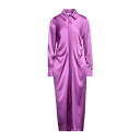 【送料無料】 ヴェルナ レディース ワンピース トップス Midi dresses Purple