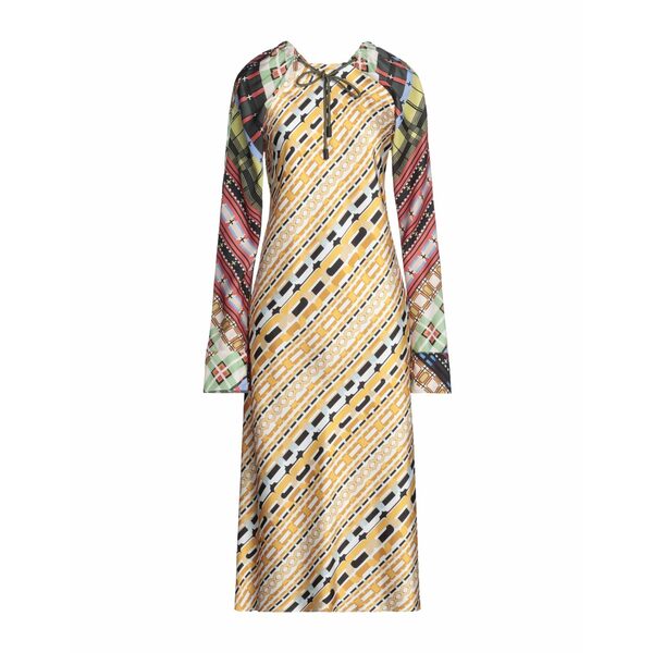 【送料無料】 ディースクエアード レディース ワンピース トップス Midi dresses Yellow