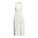 【送料無料】 ツインセット レディース ワンピース トップス Midi dresses White