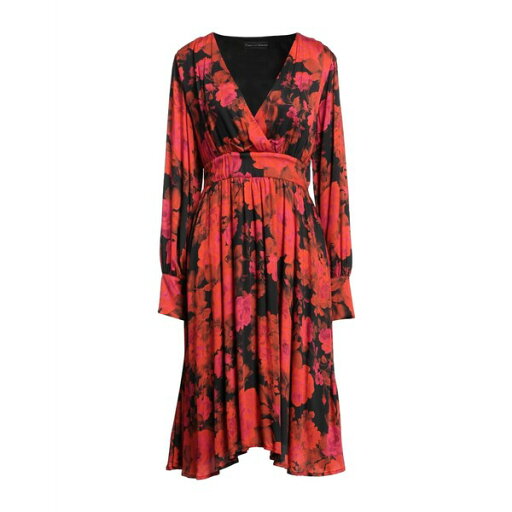 【送料無料】 クリスティーナガビオリ レディース ワンピース トップス Midi dresses Red 【送料無料】 クリスティーナガビオリ レディース ワンピース トップス Midi dresses Red