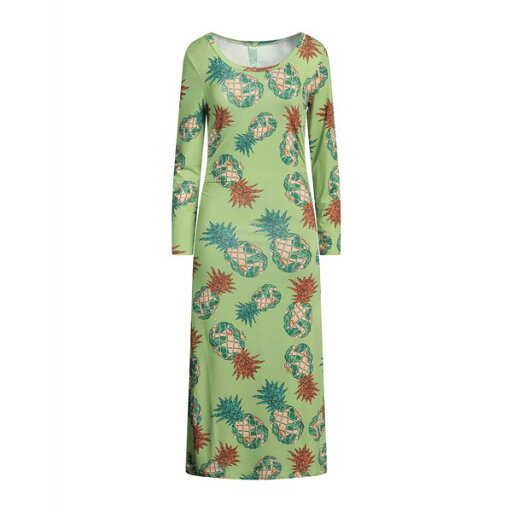【送料無料】 イル テ デッレ 5 レディース ワンピース トップス Midi dresses Green 【送料無料】 イル テ デッレ 5 レディース ワンピース トップス Midi dresses Green
