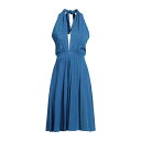 【送料無料】 カオス レディース ワンピース トップス Midi dresses Blue