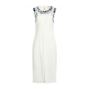 【送料無料】 マルニ レディース ワンピース トップス Midi dresses White