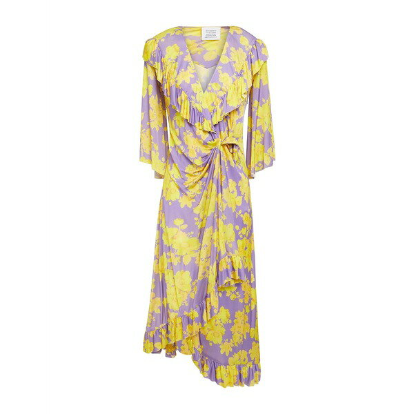 【送料無料】 ヴェトモン レディース ワンピース トップス Midi dresses Yellow