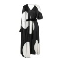 【送料無料】 ヴァレンティノ ガラヴァーニ レディース ワンピース トップス Midi dresses Black