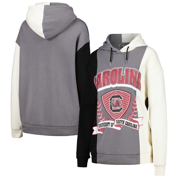 ゲームデイ レディース パーカー・スウェットシャツ アウター South Carolina Gamecocks Gameday Couture Women's Hall of Fame Colorblock Pullover Hoodie Black