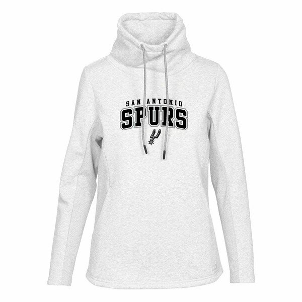 レベルウェア レディース ジャケット＆ブルゾン アウター San Antonio Spurs Levelwear Women's Loop Pullover Sweatshirt White