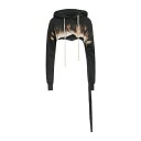 【送料無料】 リックオウエンス レディース パーカー・スウェットシャツ アウター Sweatshirts Black