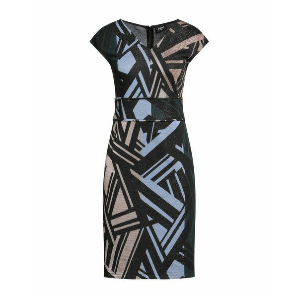 【送料無料】 エンメ バイ マレラ レディース ワンピース トップス Midi dresses Black(4)