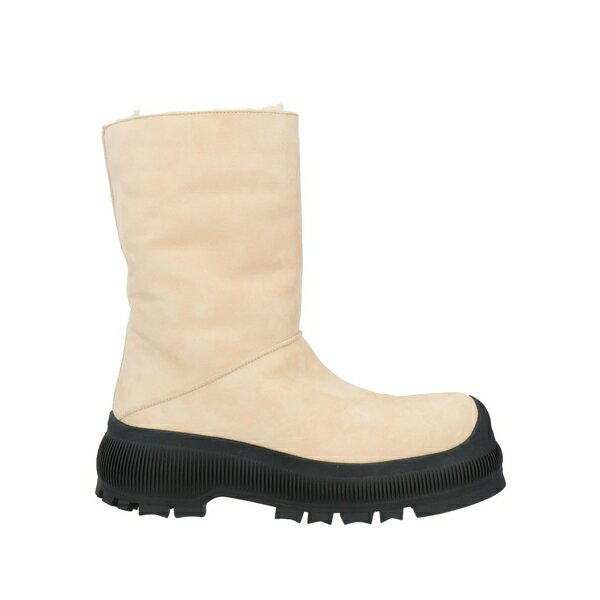 【送料無料】 ジル・サンダー レディース ブーツ シューズ Ankle boots Beige