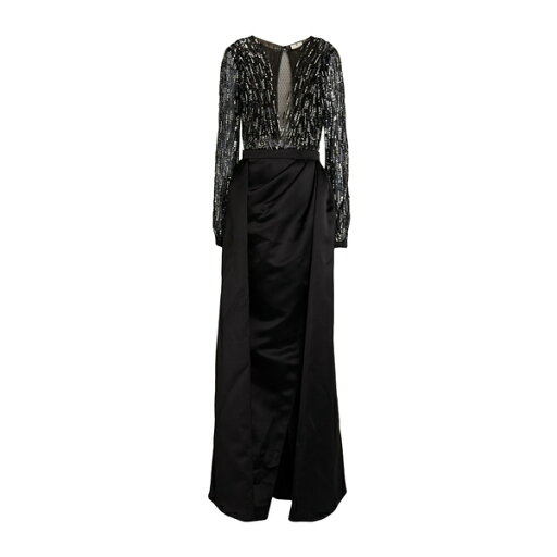 【送料無料】 エリザベスフランキ レディース ワンピース トップス Maxi dresses Black 【送料無料】 エリザベスフランキ レディース ワンピース トップス Maxi dresses Black