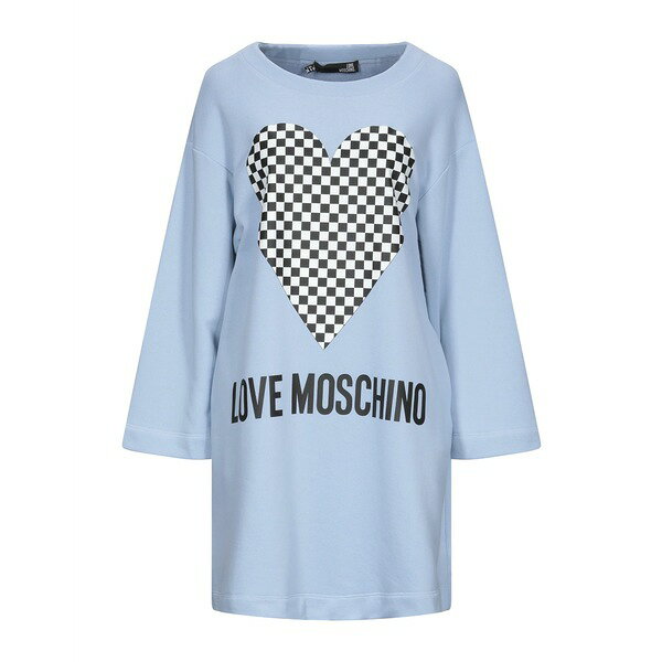 【送料無料】 モスキーノ レディース ワンピース トップス Midi dresses Azure