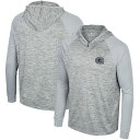 RVA Y WPbgu] AE^[ Georgetown Hoyas Colosseum Cybernetic Raglan QuarterZip Hooded Top Gray