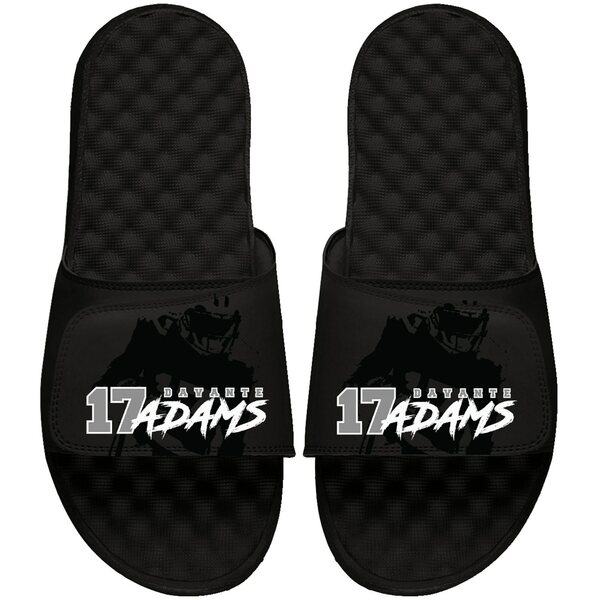 ACXCh Y T_ V[Y Davante Adams NFLPA ISlide Tonal Pop Slide Sandal Black