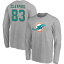 եʥƥ  T ȥåץ Miami Dolphins Fanatics Branded Team Authentic Custom Long Sleeve TShirt Claypool,Chase-83