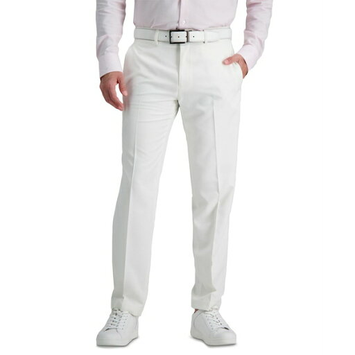 ケネスコール メンズ カジュアルパンツ ボトムス Men's Modern-Fit Micro-Check Dress Pants White ケネスコール メンズ カジュアルパンツ ボトムス Men's Modern-Fit Micro-Check Dress Pants White