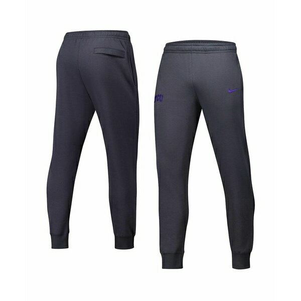 ナイキ メンズ カジュアルパンツ ボトムス Men's Anthracite TCU Horned Frogs Club Fleece Pants Anthracite