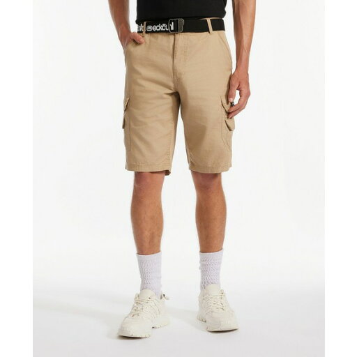 エコー メンズ カジュアルパンツ ボトムス Men's The Leader Belted Cargo Shorts Khaki エコー メンズ カジュアルパンツ ボトムス Men's The Leader Belted Cargo Shorts Khaki