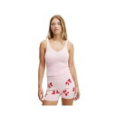コットンオン レディース カットソー トップス Women's Fluffy Knitted Cami French fairytale/fluffy