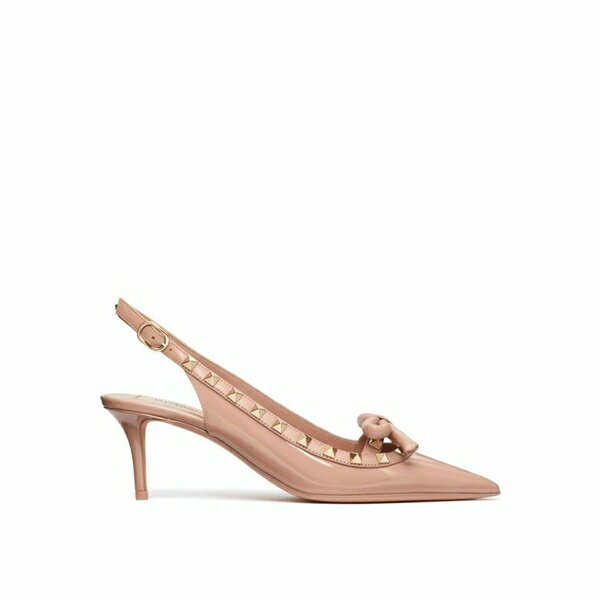 ヴァレンティノ ガラヴァーニ レディース ヒール シューズ Garavani Leather Slingback Pumps Beige