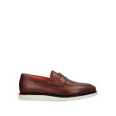 【送料無料】 サントーニ メンズ スリッポン・ローファー シューズ Loafers Brown