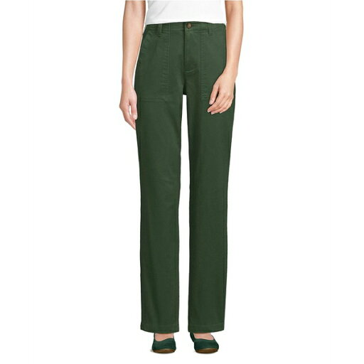 ランズエンド レディース カジュアルパンツ ボトムス Women's High Rise Chino Utility Straight Leg Pants Estate green ランズエンド レディース カジュアルパンツ ボトムス Women's High Rise Chino Utility Straight Leg Pants Estate green