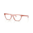 ヴェルサーチ レディース サングラス&アイウェア アクセサリー Women's Eyeglasses, E3352U Peach