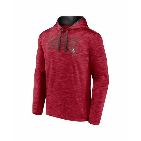 ファナティクス メンズ パーカー・スウェットシャツ アウター Men's Heather Red Tampa Bay Buccaneers Hook and Ladder Pullover Hoodie Heather Red