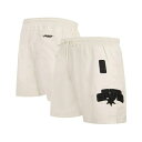 プロスタンダード メンズ カジュアルパンツ ボトムス Men's Cream San Antonio Spurs Triple Tonal Woven Shorts Cream