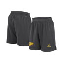 ジョーダン メンズ カジュアルパンツ ボトムス Men's Anthracite Michigan Wolverines 2024 Sideline Mesh Shorts Anthracite, Maize(4)