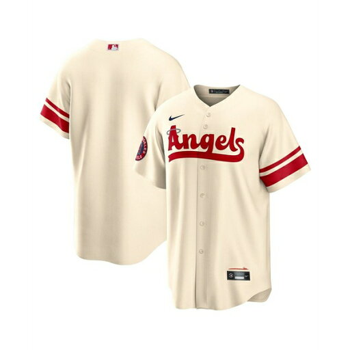 ナイキ メンズ シャツ トップス Men's Cream Los Angeles Angels City Connect Replica Team Jersey Cream ナイキ メンズ シャツ トップス Men's Cream Los Angeles Angels City Connect Replica Team Jersey Cream