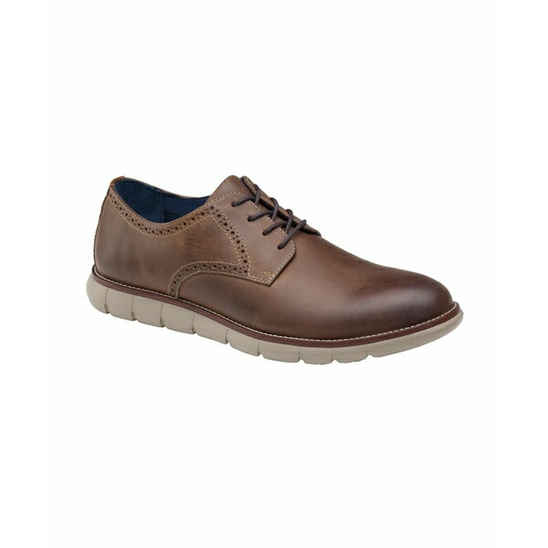 ジョンストンアンドマーフィー メンズ ドレスシューズ シューズ Men's Milson Plain Toe Shoes Brown