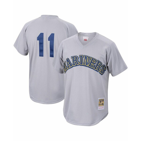 ߥå&ͥ   ȥåץ Men's Edgar Martinez Charcoal Seattle Mariners C...