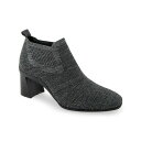 エアロソールズ レディース ブーツ シューズ Women's Canvas Knit Fabric Booties Gunmetal Knit Fabric