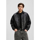 カール ラガーフェルド ジーンズ メンズ サンダル シューズ Faux leather jacket - black