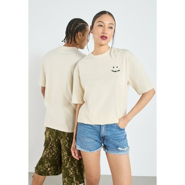 ユアターン メンズ サンダル シューズ UNISEX - Basic T-shirt - oatmeal