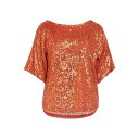 【送料無料】 ブランドユニーク レディース カットソー トップス Tops Orange