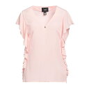 【送料無料】 カヴァリ クラス/ロベルト・カバリ レディース カットソー トップス Tops Light pink