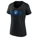 t@ieBNX fB[X TVc gbvX CF Montreal Fanatics Branded Women's Retreat VNeck TShirt Black