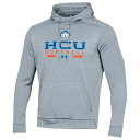 アンダーアーマー メンズ パーカー スウェットシャツ アウター Houston Christian Huskies Under Armour Softball Pullover Hoodie Gray