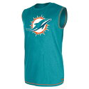 ニューエラ タンクトップ  メンズ ニューエラ メンズ Tシャツ トップス Miami Dolphins New Era Tank Top Aqua