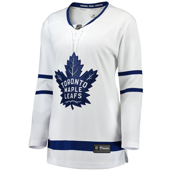 եʥƥ ǥ ˥ե ȥåץ Toronto Maple Leafs Fanatics Branded Women's Away Breakaway Jersey White