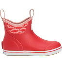 エクストラタフ レディース ブーツ シューズ Ankle Salmon Sisters 6in Deck Boot - Women's Red/Sockeye Salmon