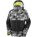 サロモン メンズ スノーボード スポーツ Transfer Puff Jacket - Men's Ao/Deep Black