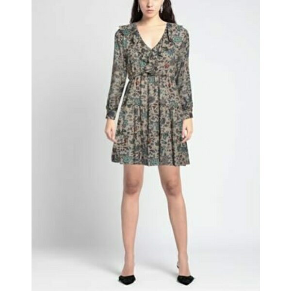 【送料無料】 キャリバン レディース ワンピース トップス Mini dresses Green