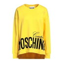 【送料無料】 モスキーノ レディース パーカー・スウェットシャツ アウター Sweatshirts Yellow