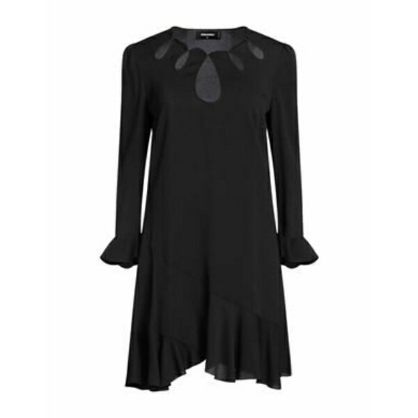 【送料無料】 ディースクエアード レディース ワンピース トップス Mini dresses Black