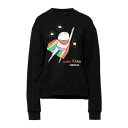 【送料無料】 ディースクエアード レディース パーカー・スウェットシャツ アウター Sweatshirts Black