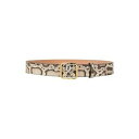 【送料無料】 モスキーノ レディース ベルト アクセサリー Belts Brown
