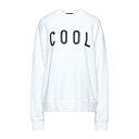 【送料無料】 ディースクエアード レディース パーカー・スウェットシャツ アウター Sweatshirts White